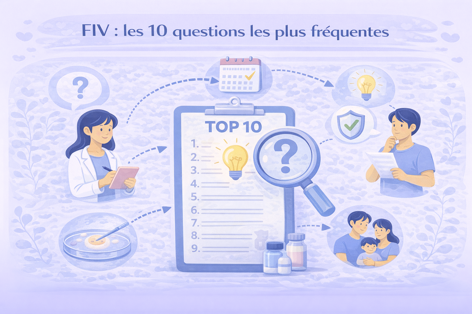 FIV: les 10 questions les plus fréquentes