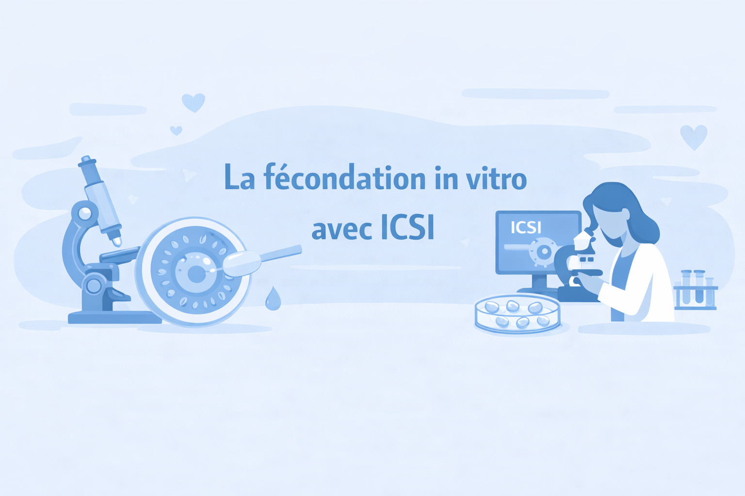 La fécondation in vitro avec ICSI