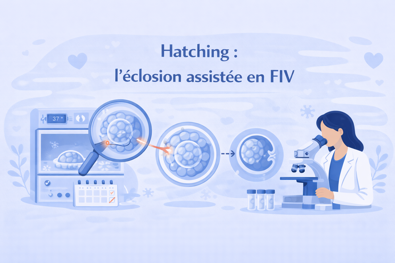 Hatching : l’éclosion assistée en FIV