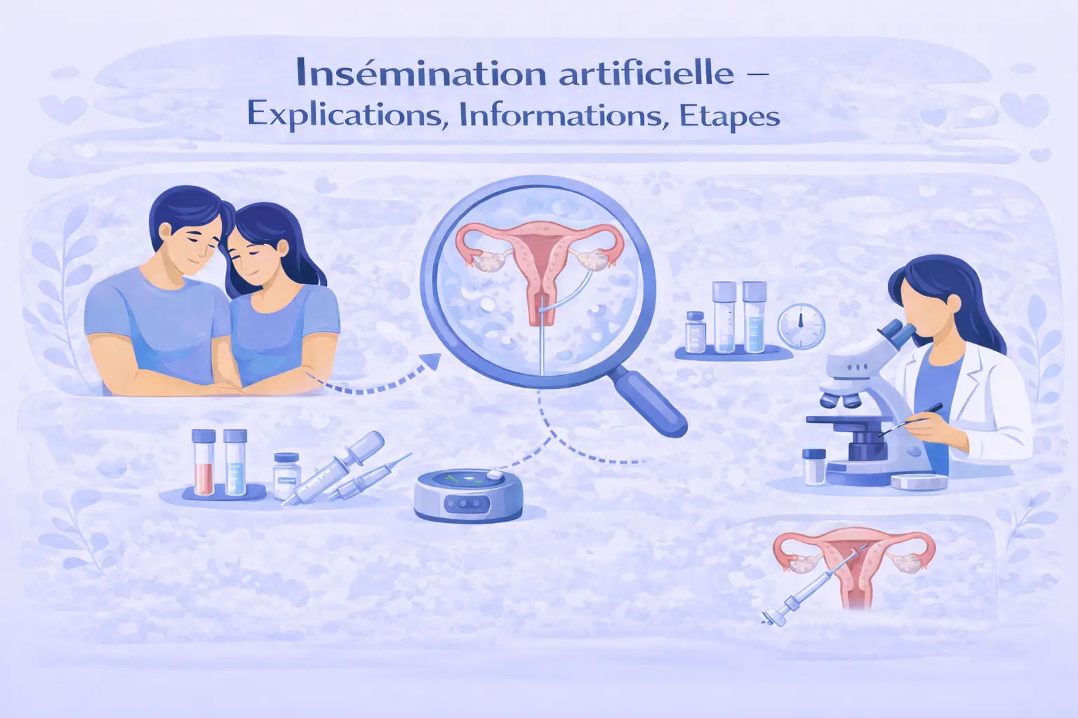 L&rsquo;ins&eacute;mination artificielle : explications, indications et &eacute;tapes