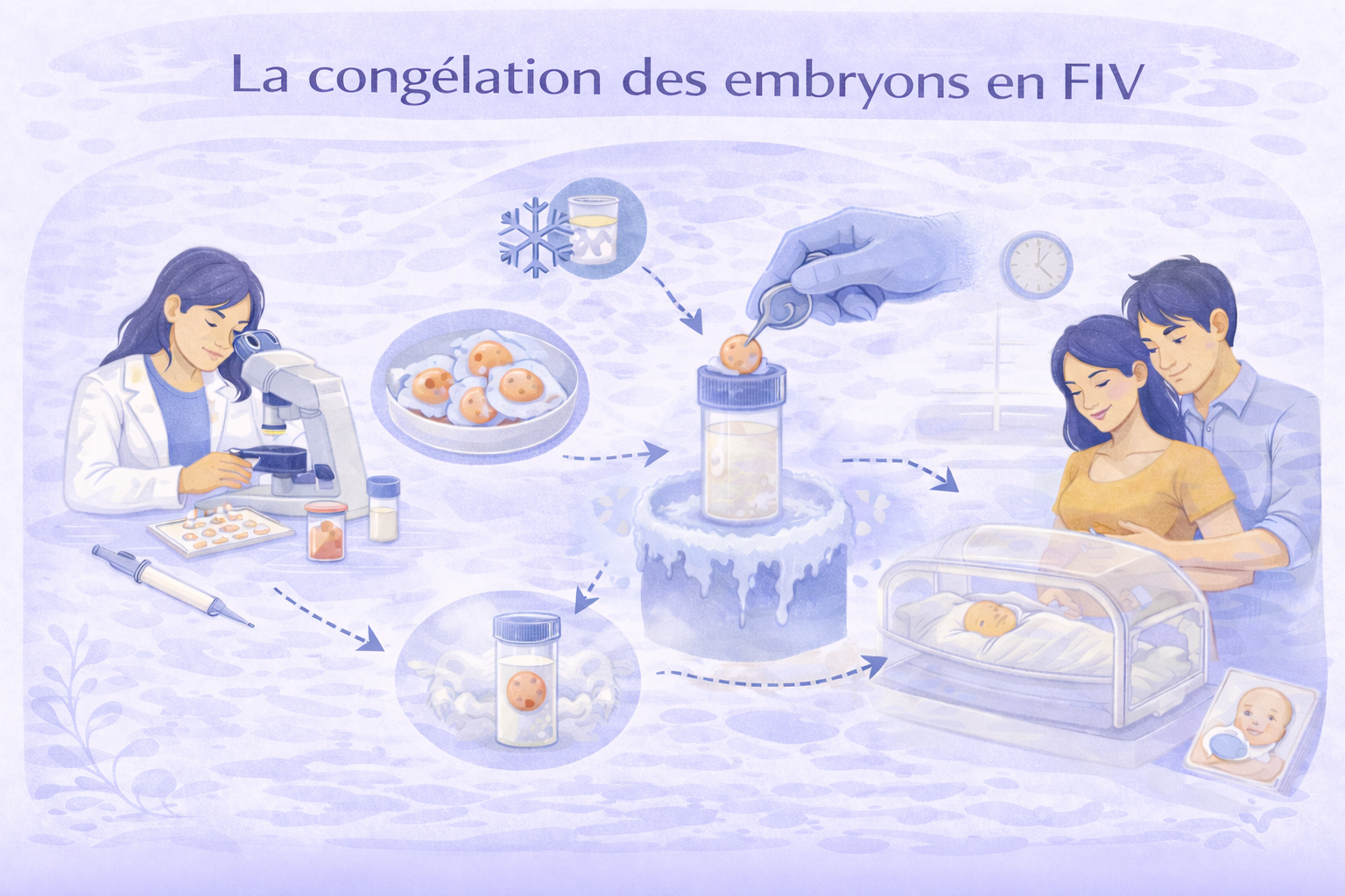La congélation des embryons en FIV