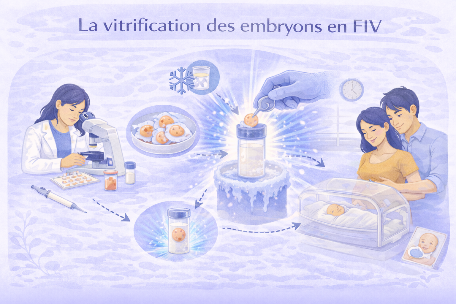 La vitrification des embryons en FIV