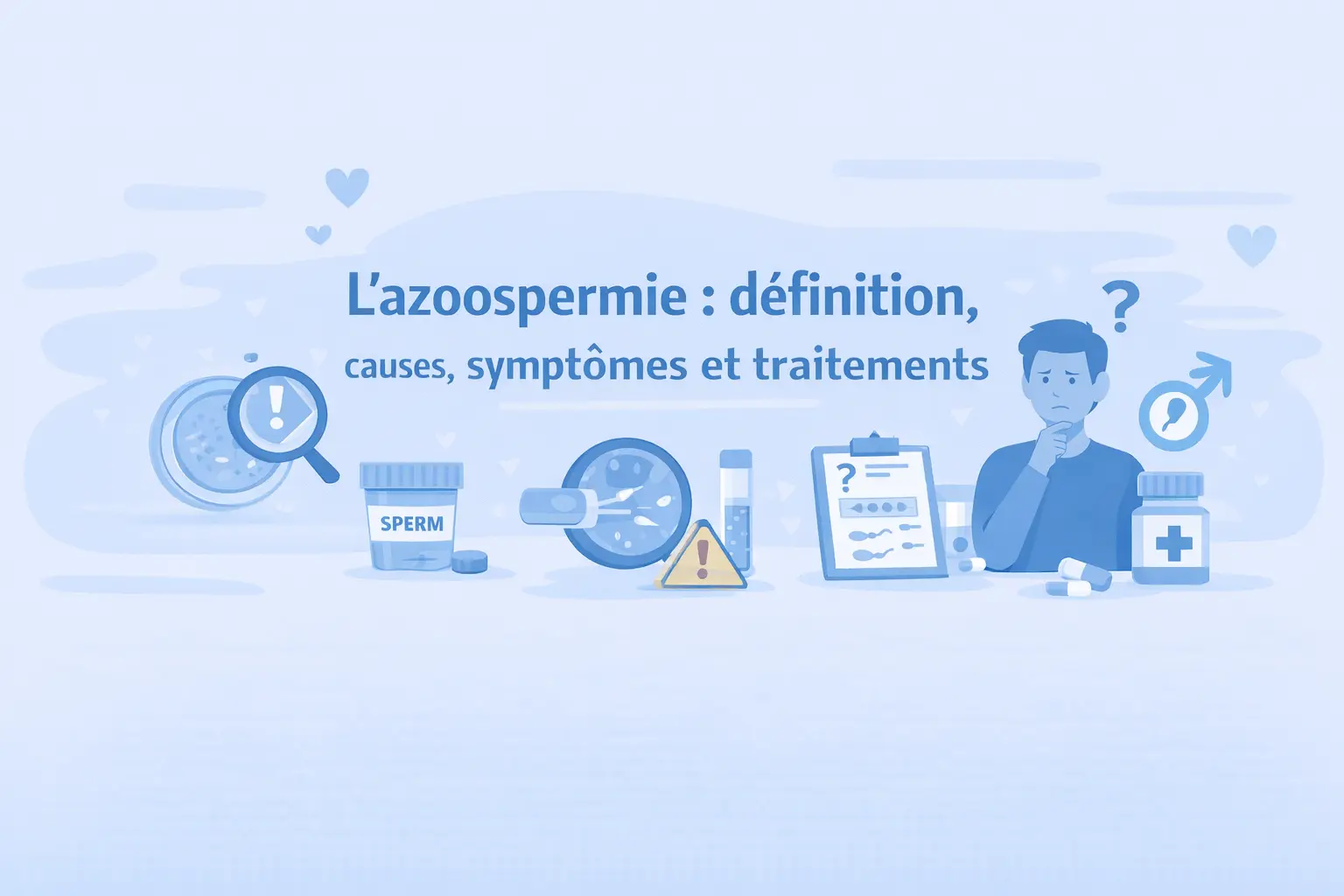 L’azoospermie : définition, causes, diagnostic et traitements