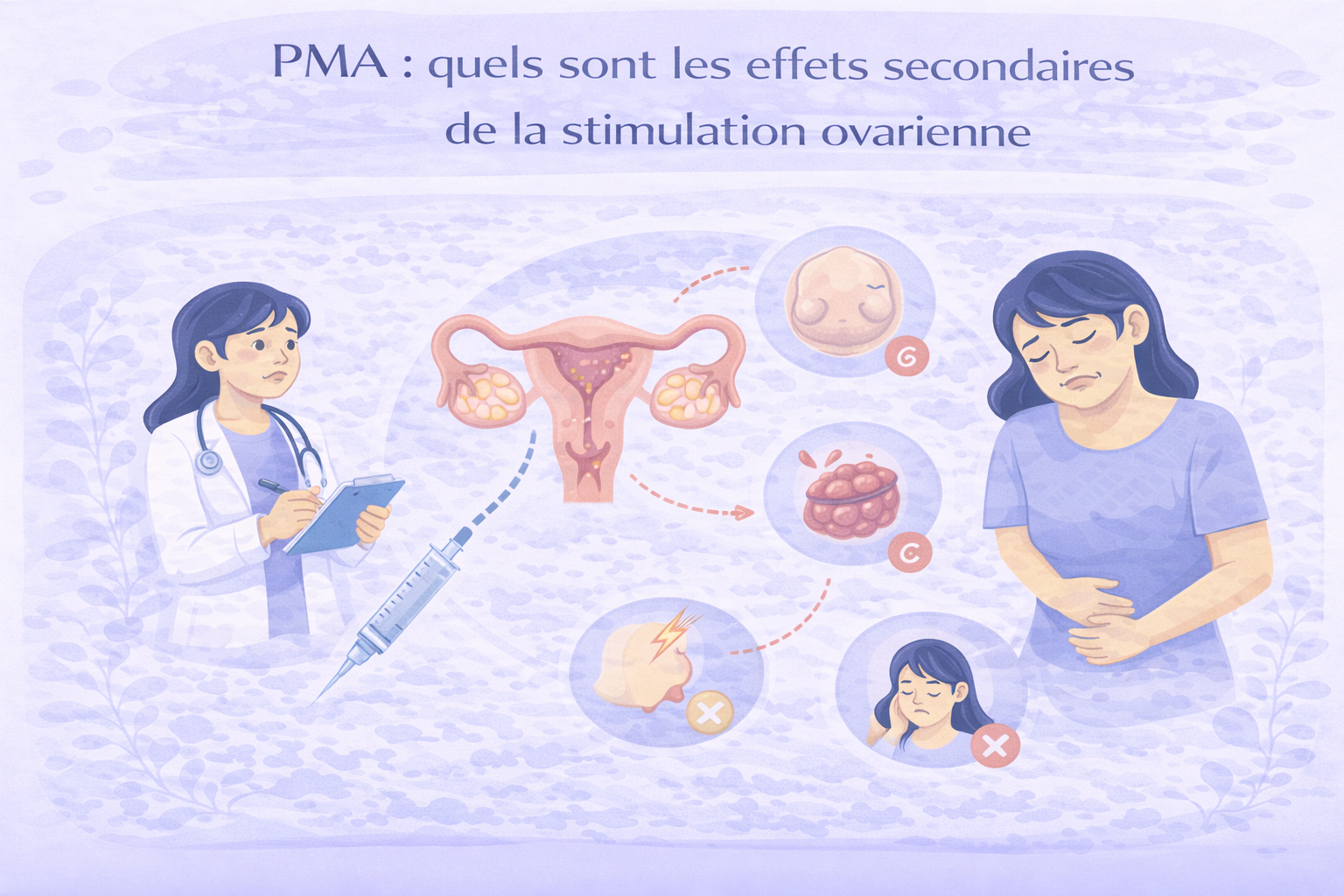 PMA : quels sont les effets secondaires de la stimulation ovarienne