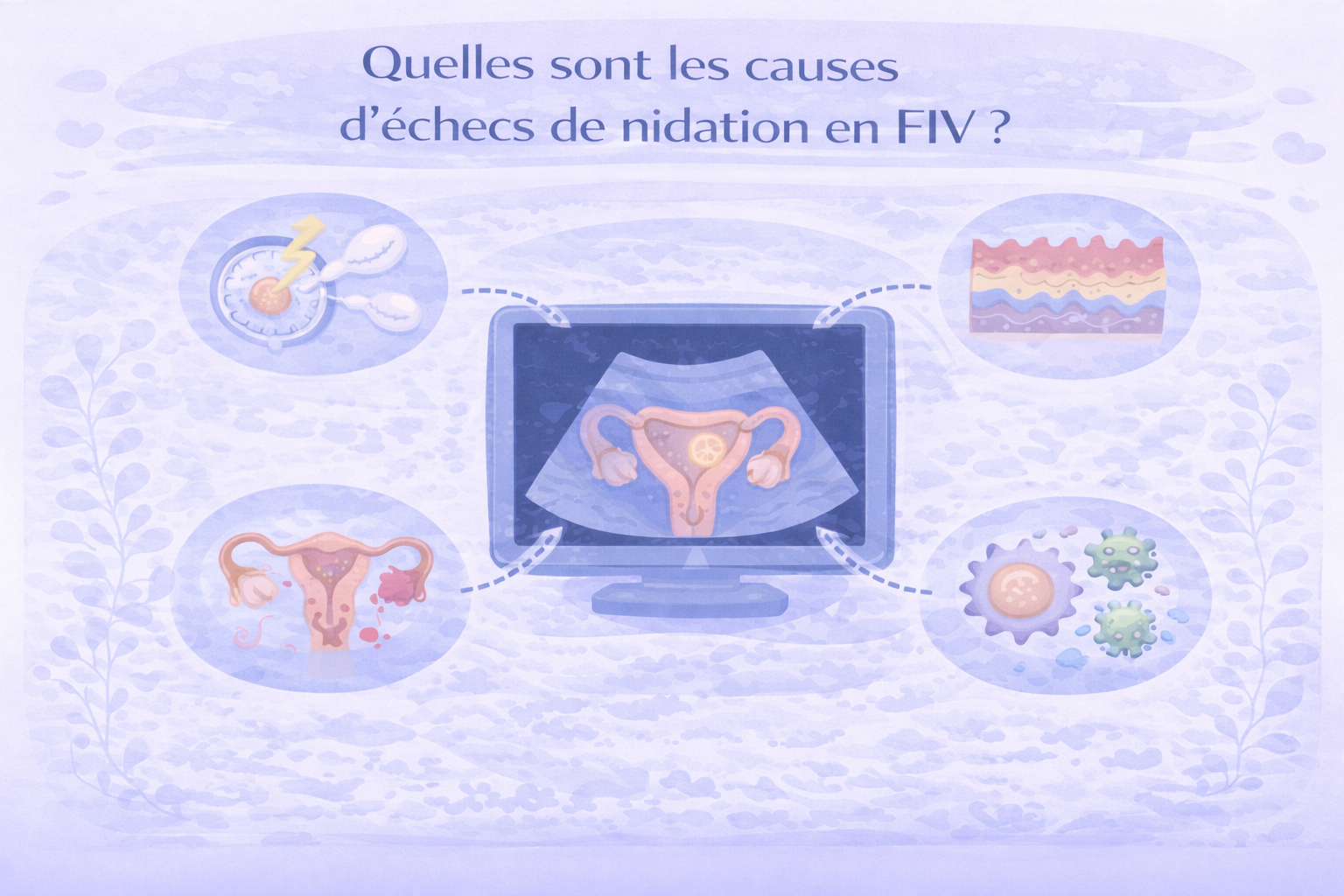 Quelles sont les causes d’échecs de nidation en FIV ?