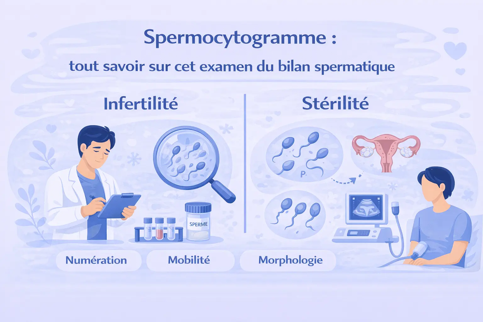 Spermocytogramme : tout savoir sur cet examen du bilan spermatique