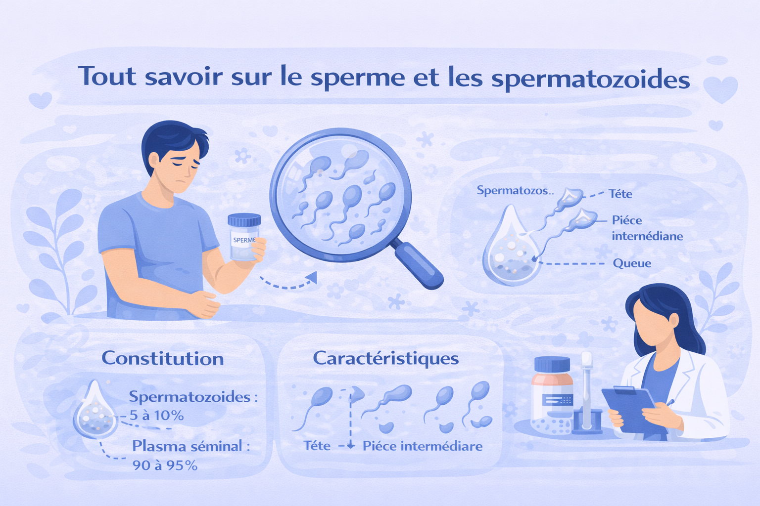 Tout savoir sur le sperme et les spermatozoides