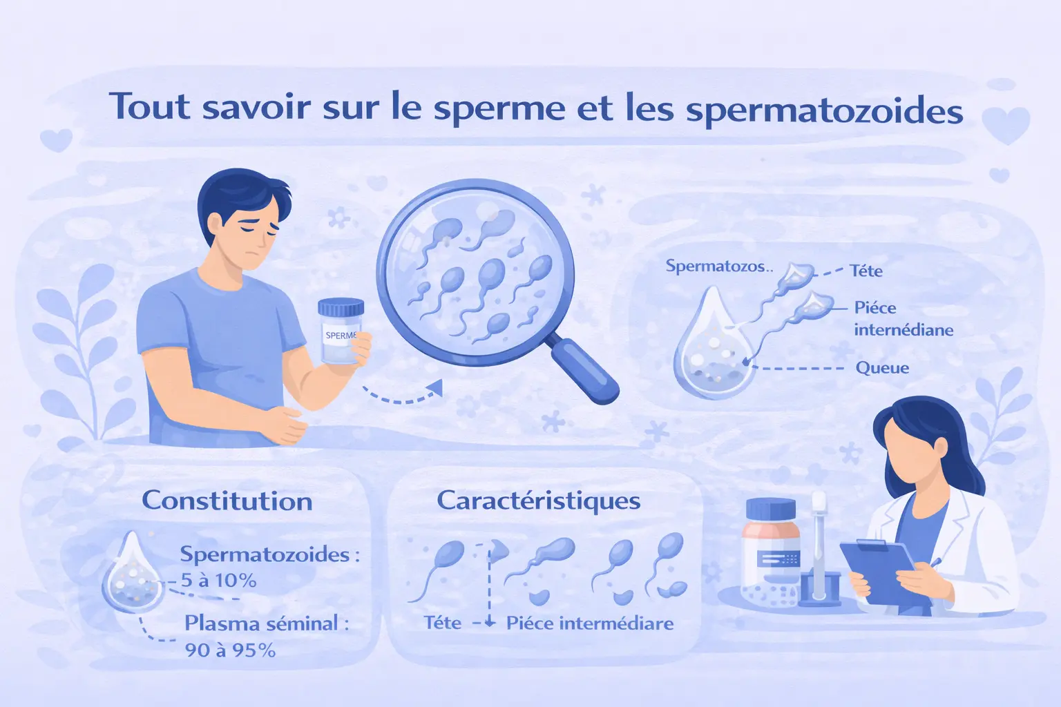 Tout savoir sur le sperme et les spermatozoides