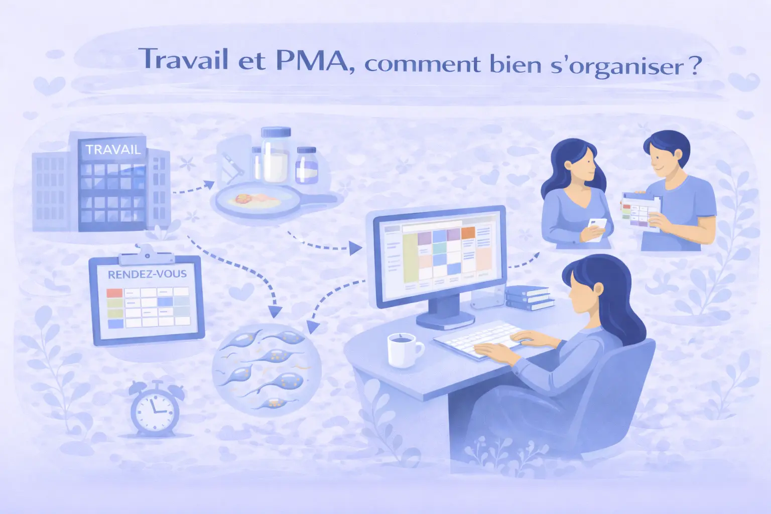 Travail et PMA : comment bien s&rsquo;organiser (droits et conseils)