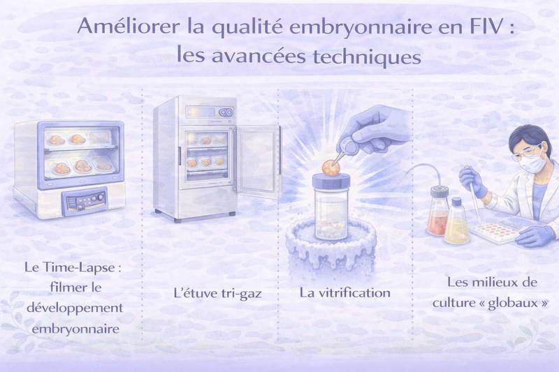 Améliorer la qualité embryonnaire en FIV : les avancées techniques