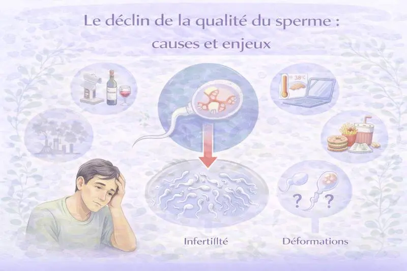 Le déclin de la qualité du sperme : causes, études et solutions (2026)