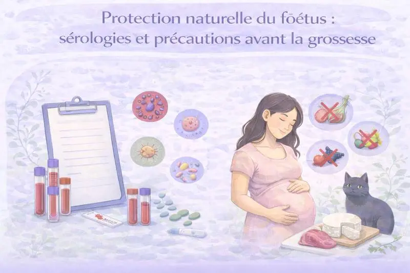 Protection naturelle du f&oelig;tus : s&eacute;rologies et pr&eacute;cautions pendant la grossesse