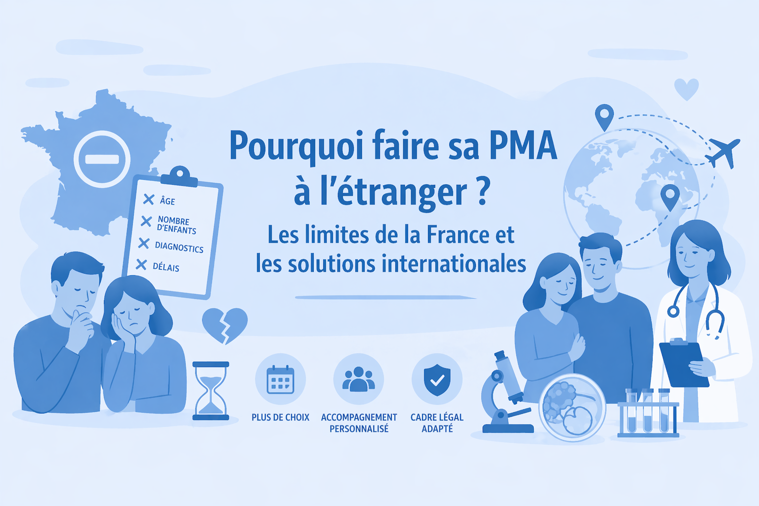 Pourquoi faire sa PMA à l’étranger ? Les limites de la France et les solutions internationales